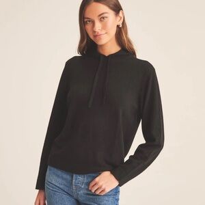 NAADAM Black Cashmere Hoodie